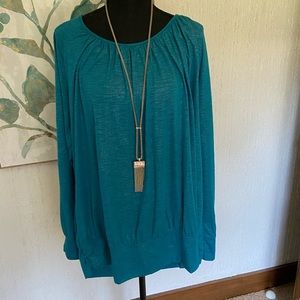 Lane Bryant Teal Blouse